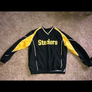 Steelers Windbreaker XL. Never worn, brand new
